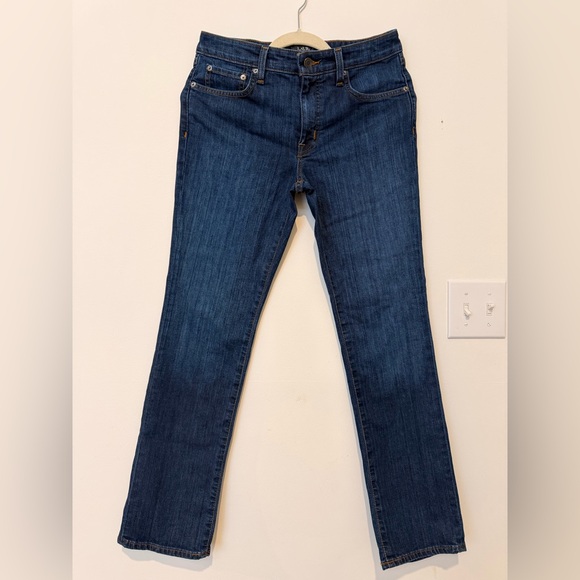 Lauren Ralph Lauren Dark Blue Straight Leg Jeans - Picture 12 of 16